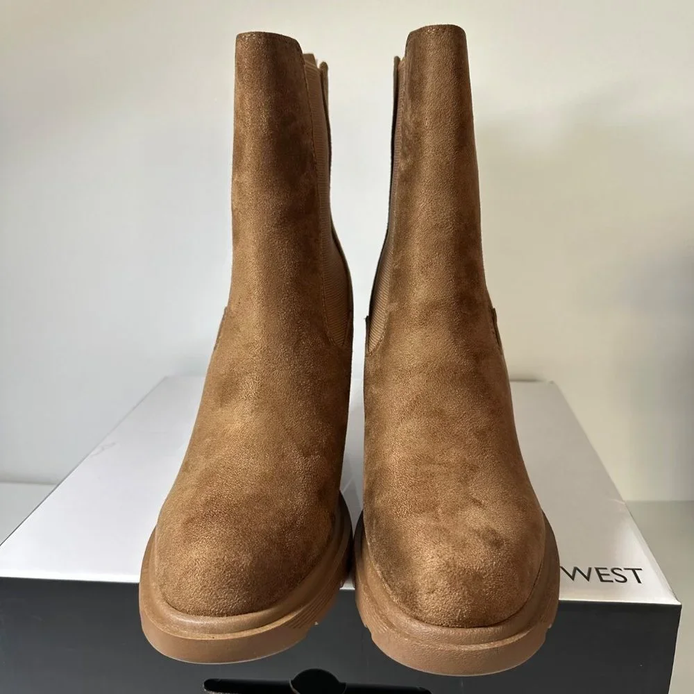 Nine West Ream Chelsea Heeled Booties Women's Size 10.5 M - Picture 3 of 6